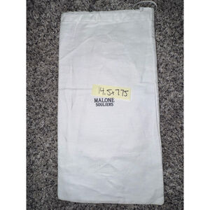 Women's Malone Souliers White Black One Size Shoe Dust Bag